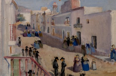 Scena di strada, n.d. da Eleanor Harris
