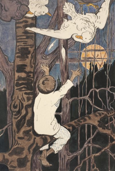 Illustrazione per Il racconto di Synko-Philipko da Elena Dmitryevna Polenova