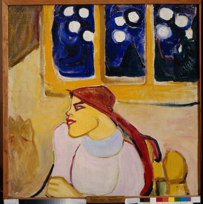 Donna con un foulard - una principessa scandinava da Elena Guro