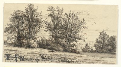 Paesaggio con gruppi di alberi da Eleonore Christine Tscherning