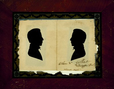Silhouette rivelate di un uomo da Elhana W. Gilbert