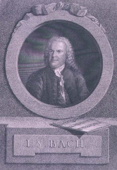 Add 38072 f.5 Johann Sebastian Bach (1685-1750), compositore tedesco, inciso da S.G. Kutner da Elias Gottleib (after) Haussmann