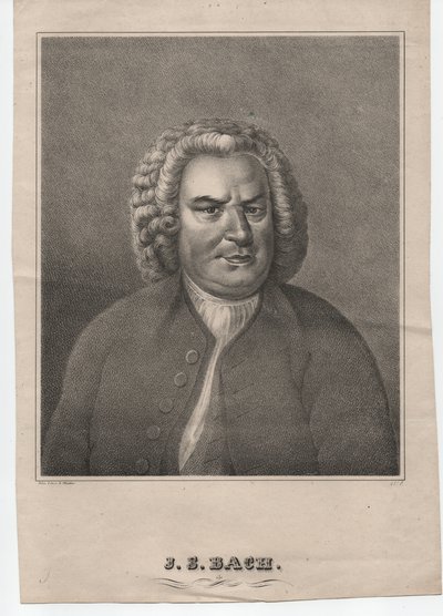 Johann Sebastian Bach (1685-1750) da Elias Gottleib (after) Haussmann