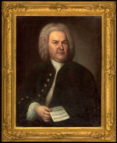 Ritratto di Johann Sebastian Bach da Elias Gottleib Haussmann