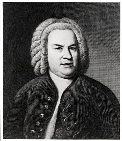 Ritratto di Johann Sebastian Bach, compositore tedesco da Elias Gottleib Haussmann