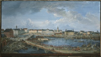 Vista di Stoccolma. da Elias Martin