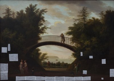 Un ponte su Skodsborgvej. Sullo sfondo il Sund da Elias Meyer