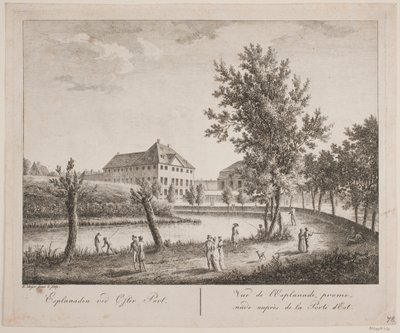 Esplanaden ved Øster Port da Elias Meyer