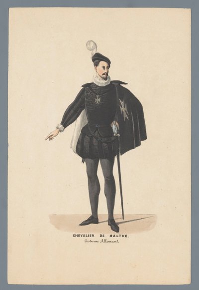 Cavaliere di Malta, Costume Tedesco da Elias Spanier