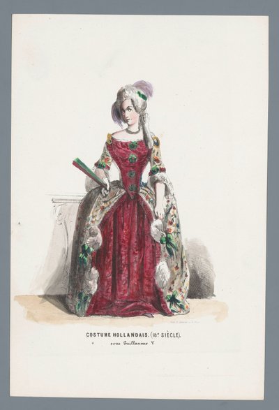 Costume olandese (18° secolo) sotto Guglielmo V da Elias Spanier