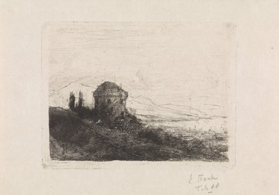 Castello di Chatelard presso Clarens da Elias Stark (signed by artist)