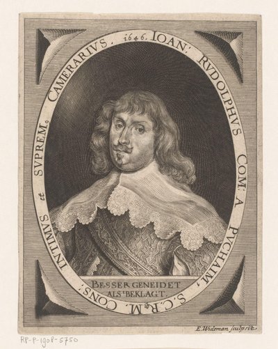 Ritratto di Johann Rudolph von Puchaim da Elias Widemann