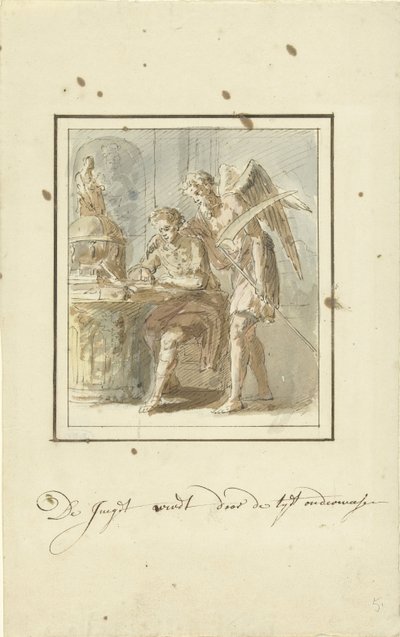 La Gioventù istruita dal Tempo da Elias van Nijmegen