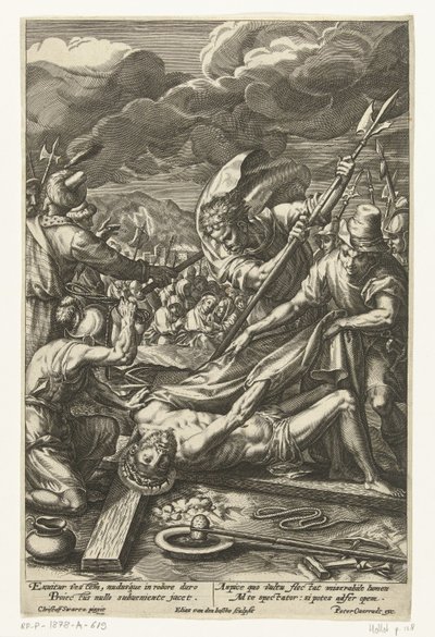 Cristo spogliato delle sue vesti da Elias van den Bossche