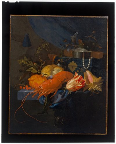 Natura morta con aragosta da Elias van den Broeck