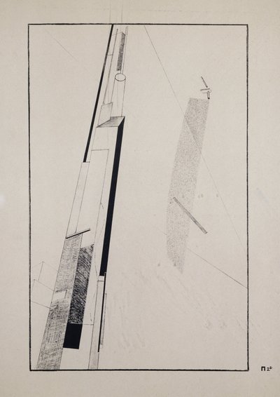 Proun 2 D da Eliezer Markowich Lissitzky