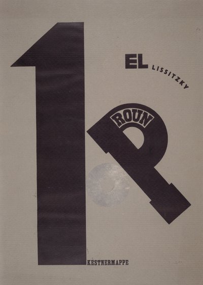 Copertina da Eliezer Markowich Lissitzky