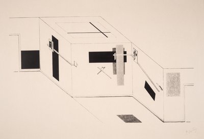 Senza titolo da Eliezer Markowich Lissitzky