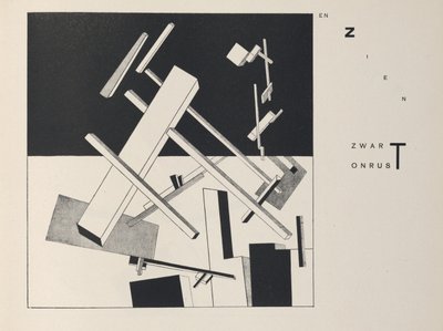 Circa Due Quadrati, 1922 da Eliezer Markowich Lissitzky
