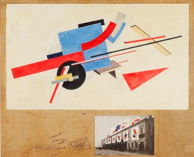 Proun. Progetto di decorazione stradale da Eliezer Markowich Lissitzky