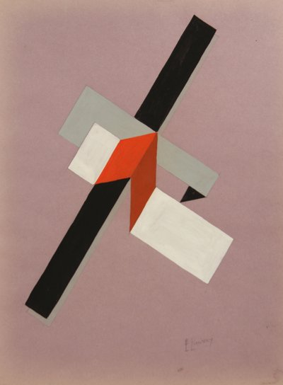 Proun, ca 1923 da Eliezer Markowich Lissitzky