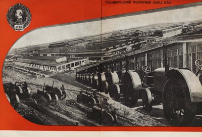 La Fabbrica di Trattori di Stalingrado. Illustrazione da L