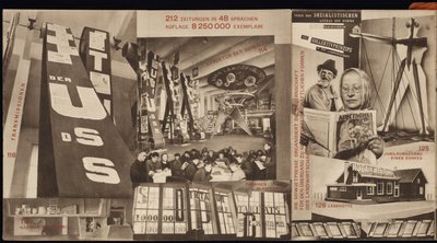 URSS. Catalogo del padiglione sovietico alla Mostra Internazionale della Stampa, Colonia da Eliezer Markowich Lissitzky