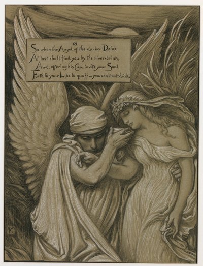 (Illustrazione per il Rubáiyát di Omar Khayyám) La coppa della morte da Elihu Vedder
