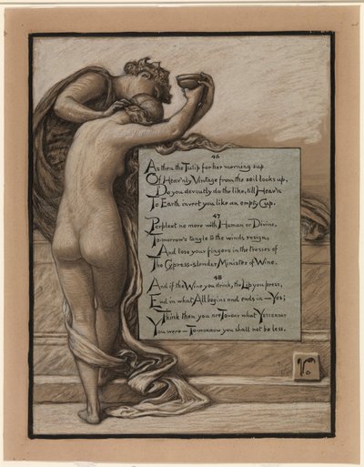 (Illustrazione per il Rubáiyát di Omar Khayyám) La coppa dell