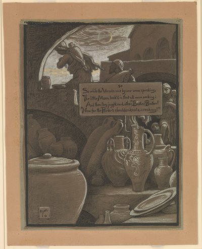 (Illustrazione per il Rubáiyát di Omar Khayyám) La fine del Ramazan da Elihu Vedder