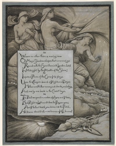 (Illustrazione per il Rubáiyát di Omar Khayyám) I destini che si radunano nelle stelle da Elihu Vedder
