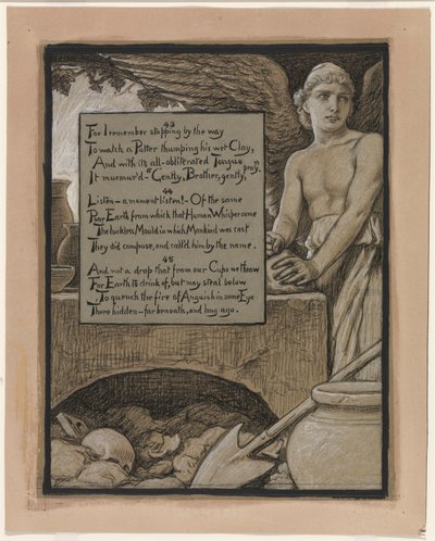 (Illustrazione per il Rubáiyát di Omar Khayyám) Il vasaio celeste da Elihu Vedder