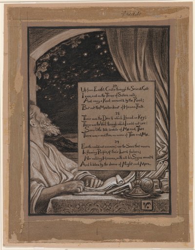 (Illustrazione per Rubáiyát di Omar Khayyám) Vane domande da Elihu Vedder