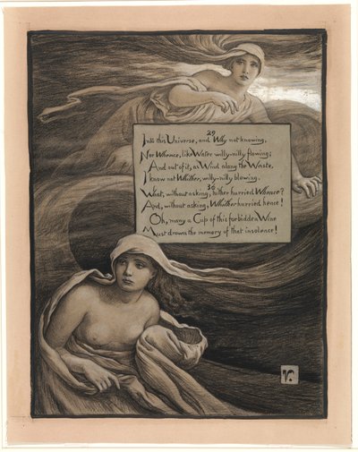 (Illustrazione per il Rubáiyát di Omar Khayyám) Da dove e dove da Elihu Vedder