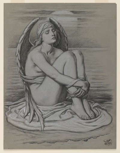 Angelo legato, 1891 da Elihu Vedder