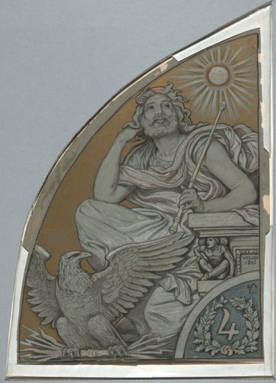 Cartone per Giove da Elihu Vedder