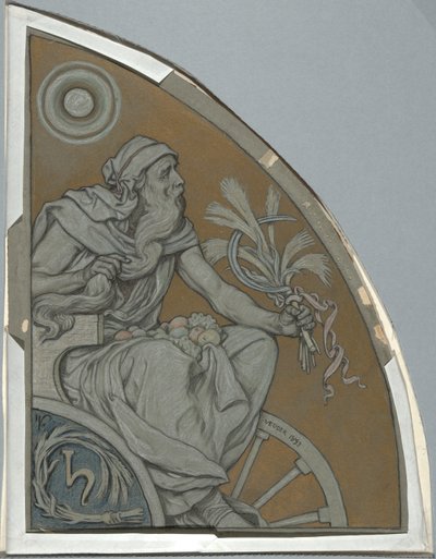 Cartone per Saturno da Elihu Vedder