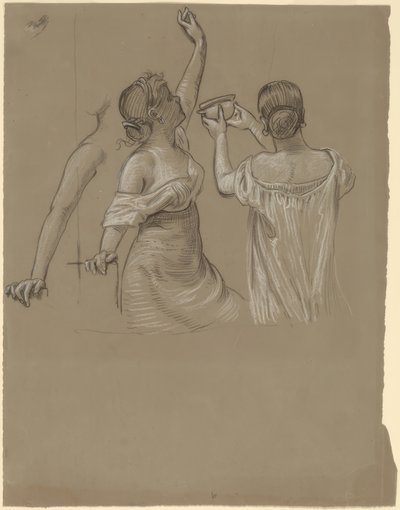 Festaioli dionisiaci da Elihu Vedder