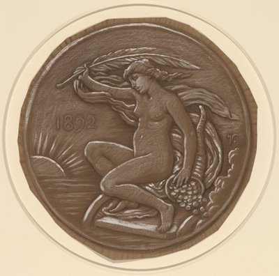Disegno per Stella della Fortuna, 1892 da Elihu Vedder
