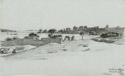Da 30 disegni del viaggio sul Nilo: Medine & Haboo da Elihu Vedder