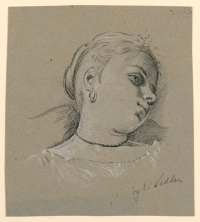 Ragazza italiana da Elihu Vedder