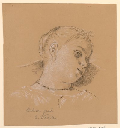 Ragazza italiana da Elihu Vedder
