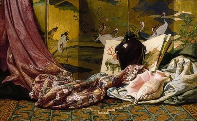 Natura morta giapponese, 1879 da Elihu Vedder