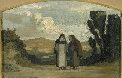 Monaci sulla Via Appia da Elihu Vedder