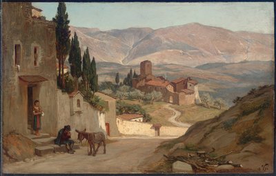 Vicino Perugia da Elihu Vedder