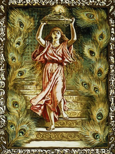 Design di Prang per Natale da Elihu Vedder