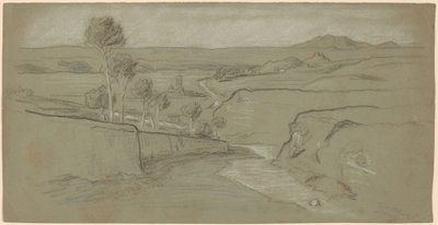 Paesaggio romano da Elihu Vedder