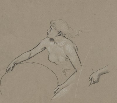 Studi per Figura di Primavera da Elihu Vedder