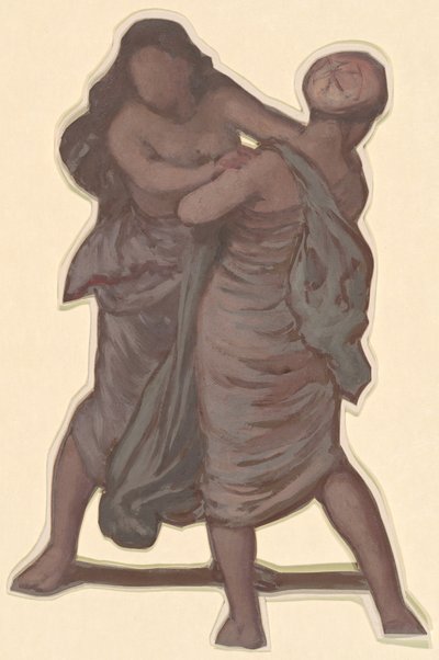 Studio per Ragazze Greche che si Bagnano, c. 1872 da Elihu Vedder