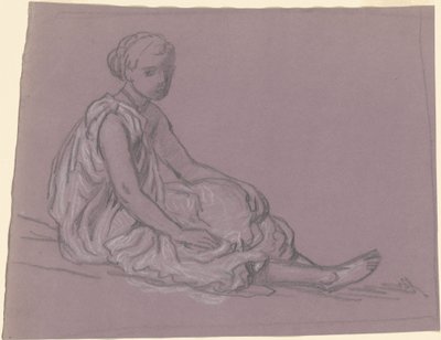 Studio per ragazze greche che fanno il bagno, c. 1872 da Elihu Vedder